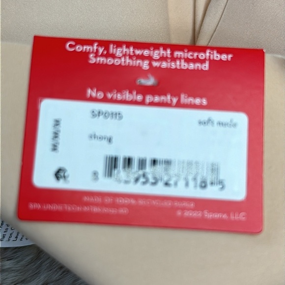 SPANX | Undie-tectable® Smoothing Thong, Soft Nude, Size M, NWT - Picture 5 of 11